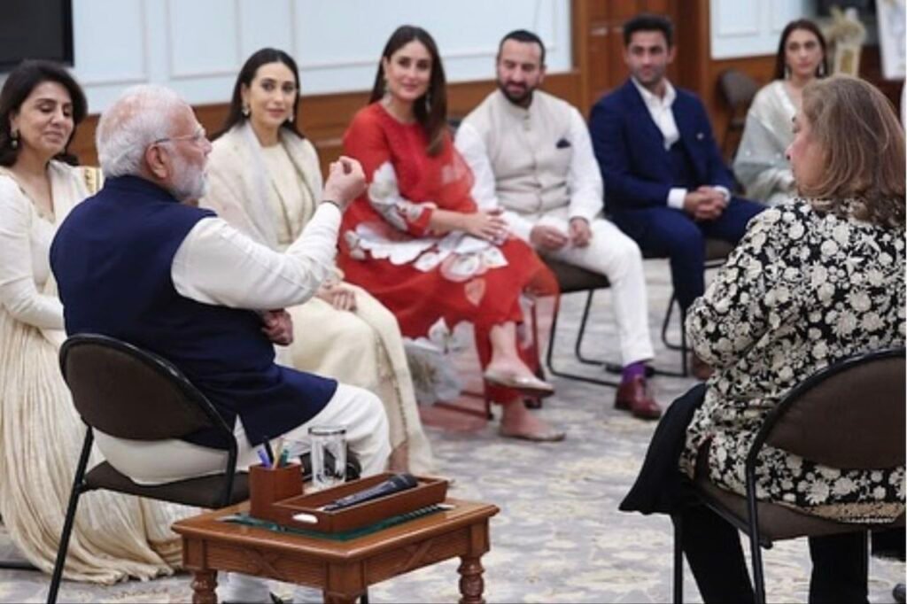 Narendra Modi meets khans and kapoors of bollywood