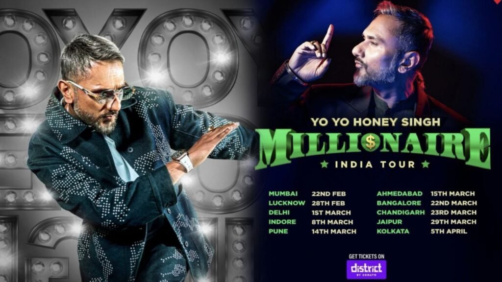 Honey Singh's Millionaire India Tour: Dates, cities, ticket booking details, and more